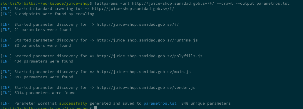 Resultado de fallparams
